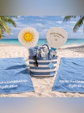 Dolce & Gabbana Light Blue 6pc Beach Bundle